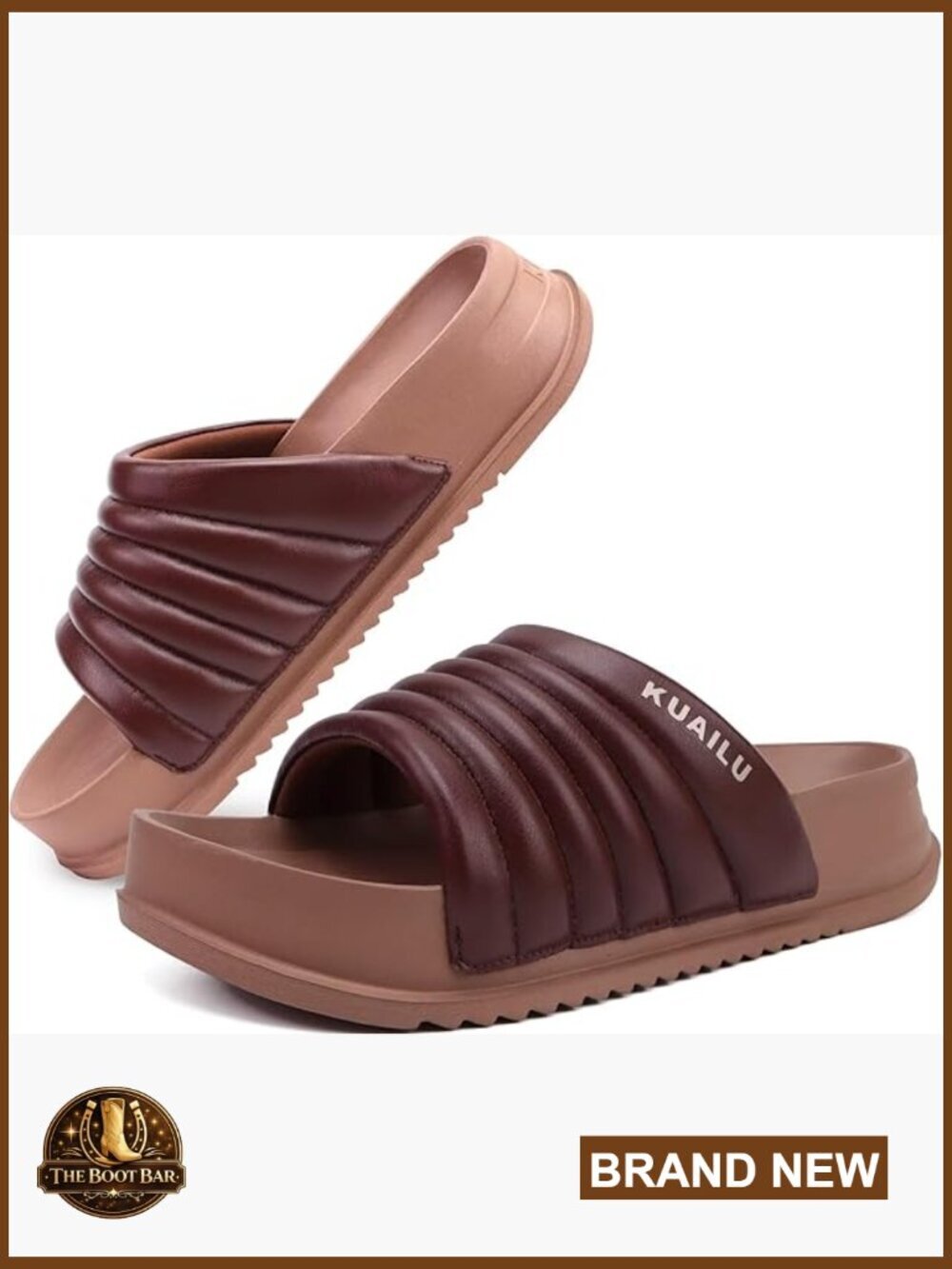 Orthopedic Arch Support Slides - Lightweight Cushioned Casual Sandals